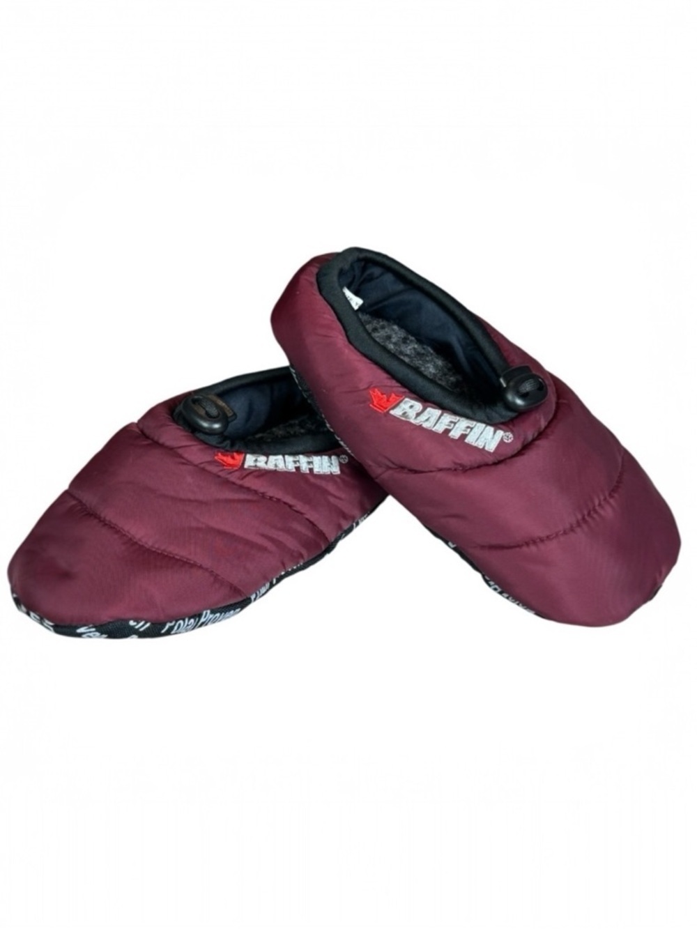 Baffin CUSH Unisex Hybrid Slip Resistant Merlot Slippers Size 1/2 US Youth (YL)